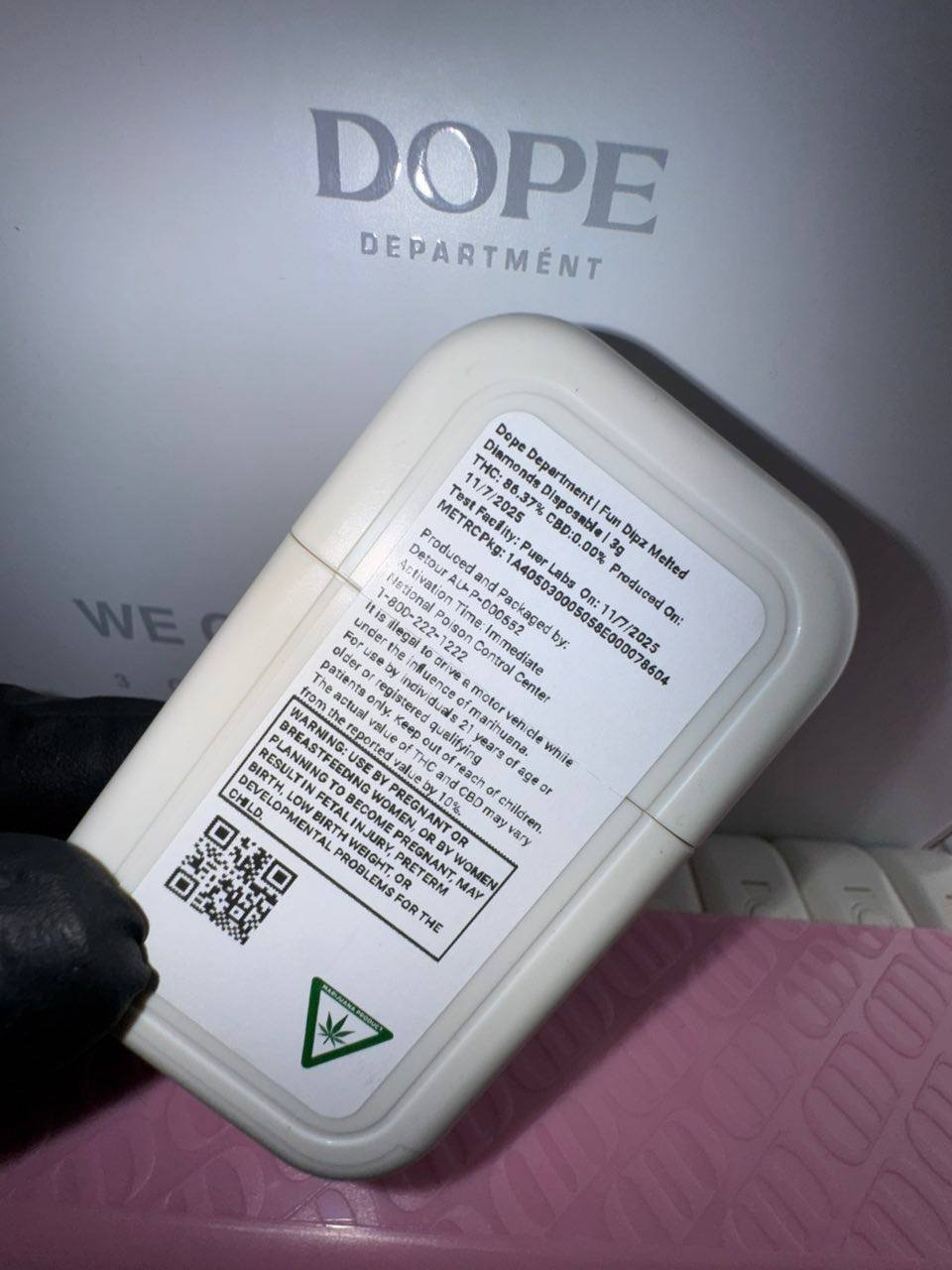 Dope Department 3G Melted Diamond💎 Disposable🔥 1